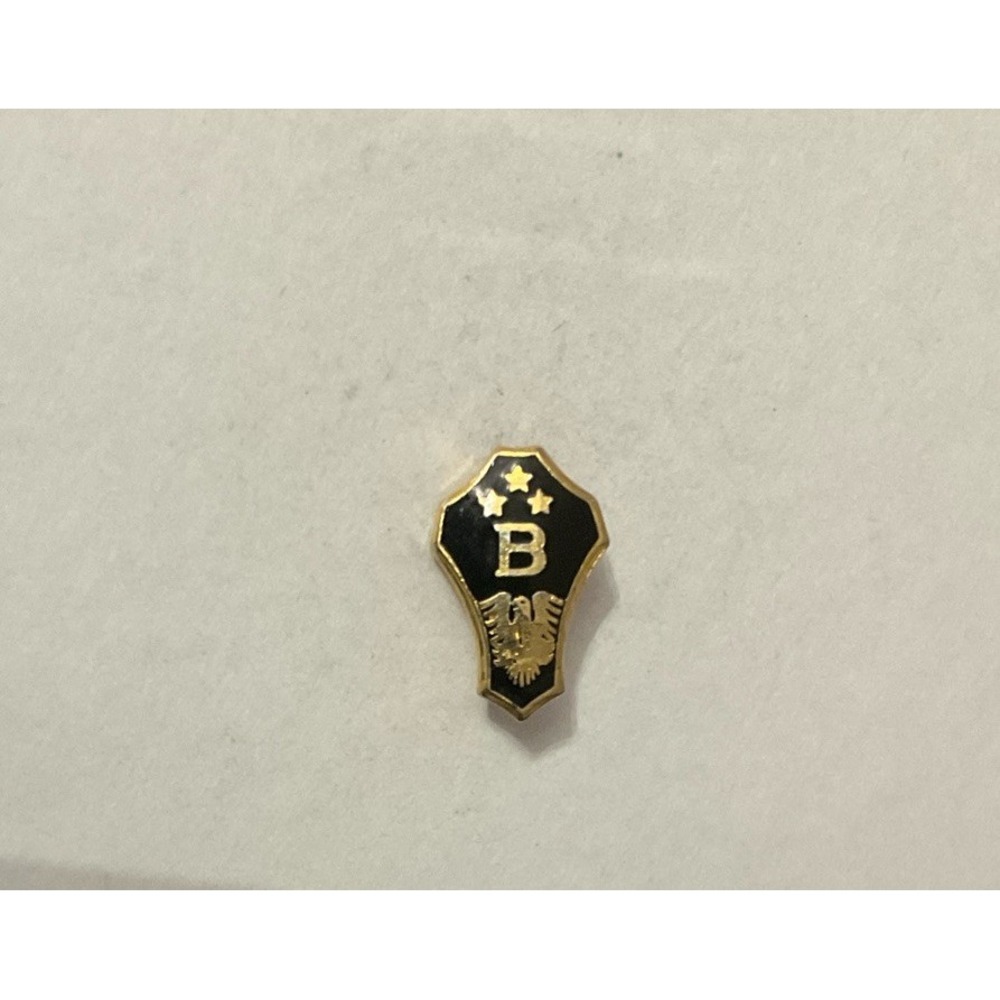 National Beta Club Pin Academic Achievement 3 Stars Lapel Pin Gold Tone Black